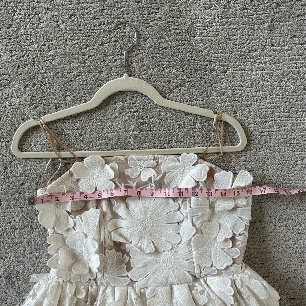NWT Akira Angel Energy Strapless Floral Fit And Flare Mini Dress Size M - Picture 9 of 9